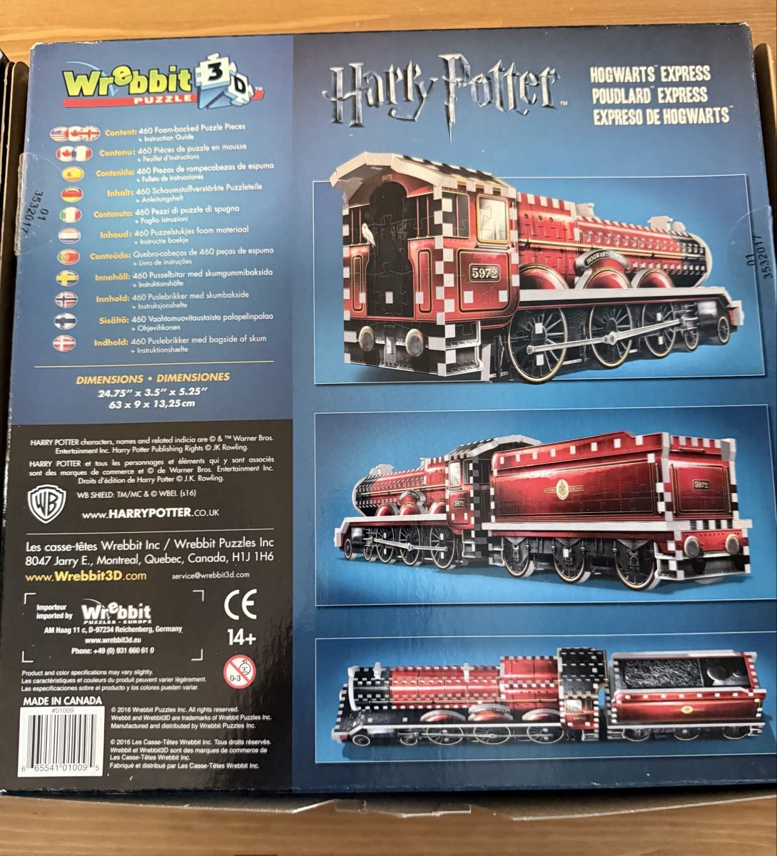 Puzzle: Harry Potter 3D Puzzle Set, 450 & 460 Teile – Usato da Luzern venduto da Mytigger 2
