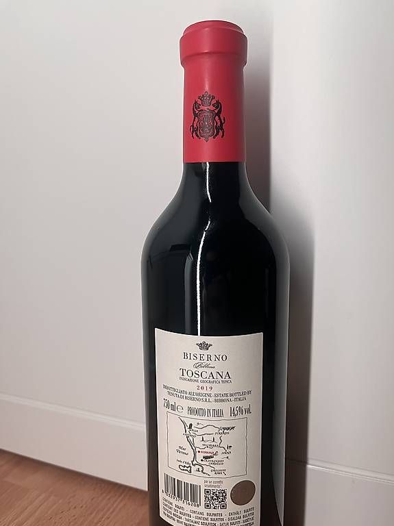 Vins: Biserno 2019 – D'occasion à Zürich par dav_m9zc 1