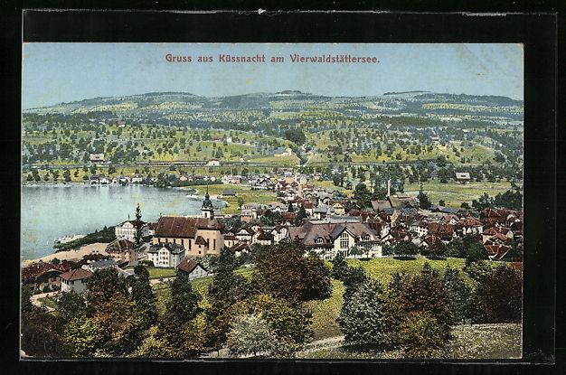 Cartes postales: AK Küssnacht, Panorama – D'occasion à Berlin par bartko-reher