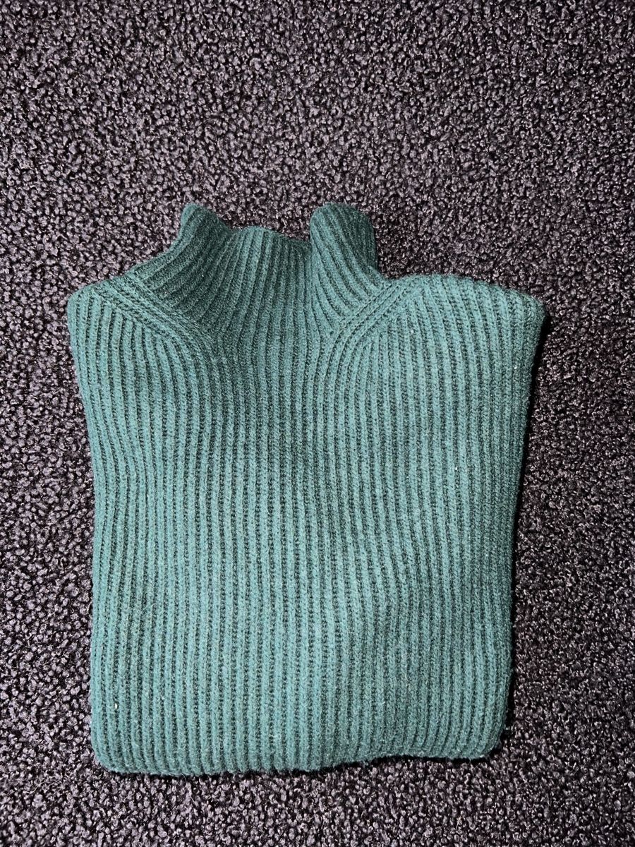H&M Maglioni & Felpe: H&M Rollkragenpullover, XS, Tannengrün - Winter Strick! – Usato da Horw venduto da ratta1996 1