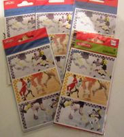 5 Pk. à 9 Etiketten Fussball
