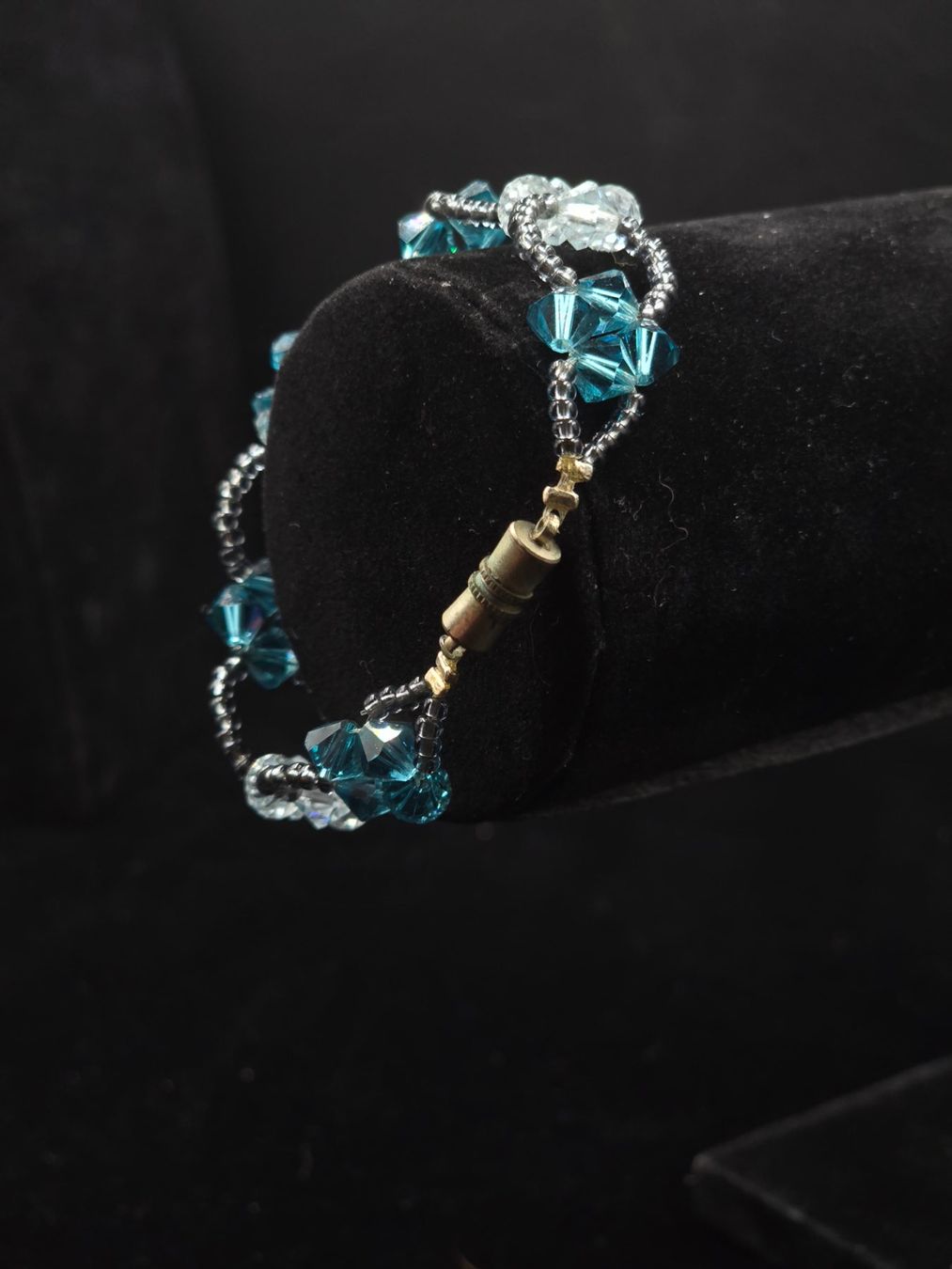 Bracciali & Braccialetti: Armband Aquamarin und Glasperlen – Usato da Rorschacherberg venduto da snOOpydOg11 3