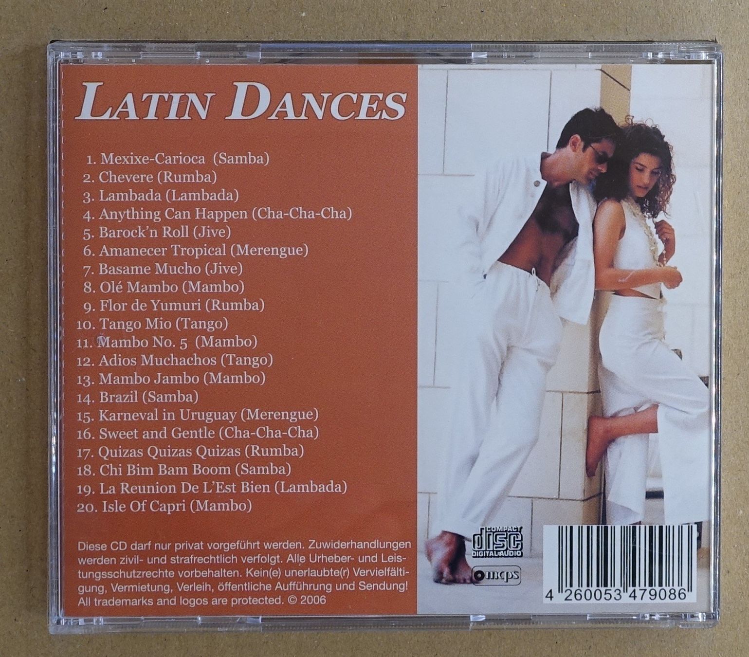 CD: Latin Dances - F26 – Usato da Sessa venduto da fraenklishop 1