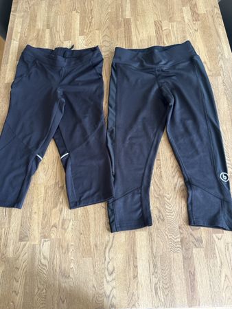 2x Lauft / Sporthosen Damen Gr. 34/XS  länge 3/4 Leggins