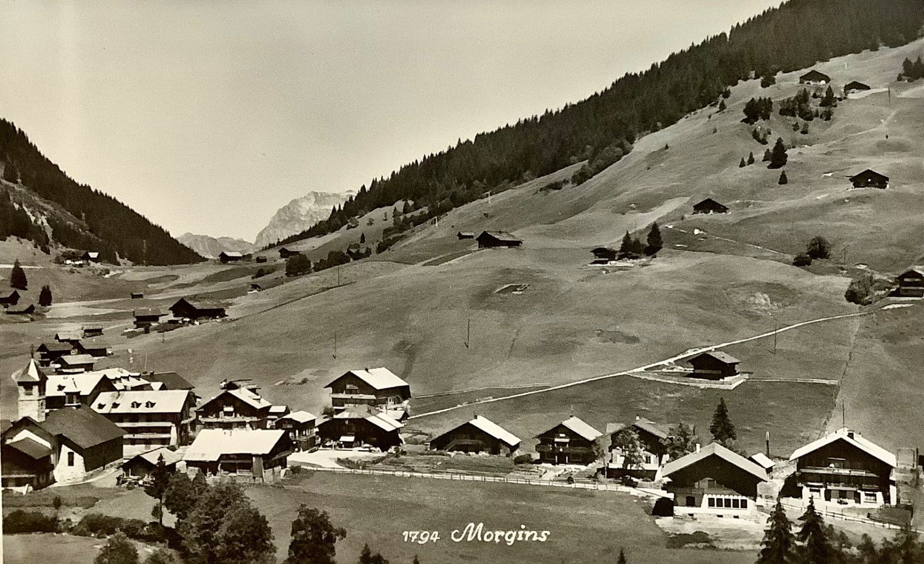 Cartoline postali: MORGINS - Dorfansicht – Usato da Root venduto da ENGLAND-TREASURES 1