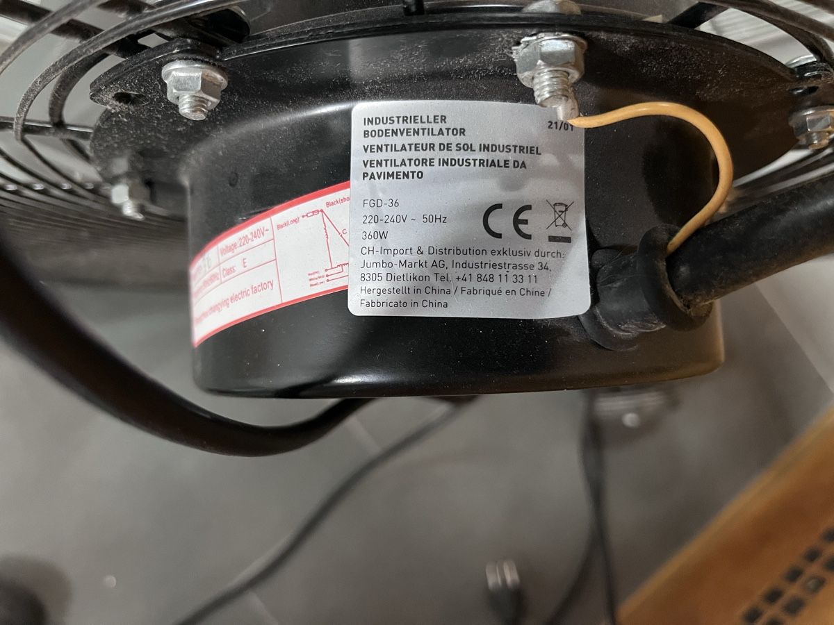 Ventilateurs: Industrieller Bodenventilator – Neuf (Voir description) à Fruthwilen par bodensee_manufaktur 2