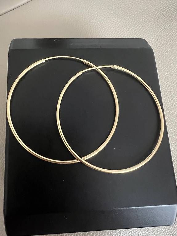 Orecchini pendenti & Orecchini a lobo: Goldene Ohrringe 5 cm – Usato da Neuhausen venduto da Cartier22 3