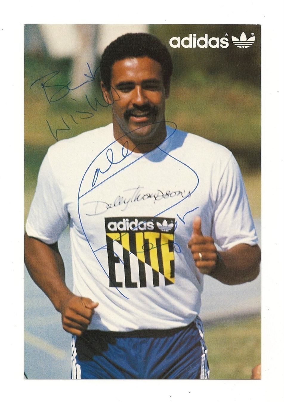Autogramme: DALEY THOMPSON ORIGINALAUTOGRAMM – Gebraucht aus Basel von verano1000