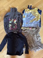 4 Shirts Mädchen Gr 122/128