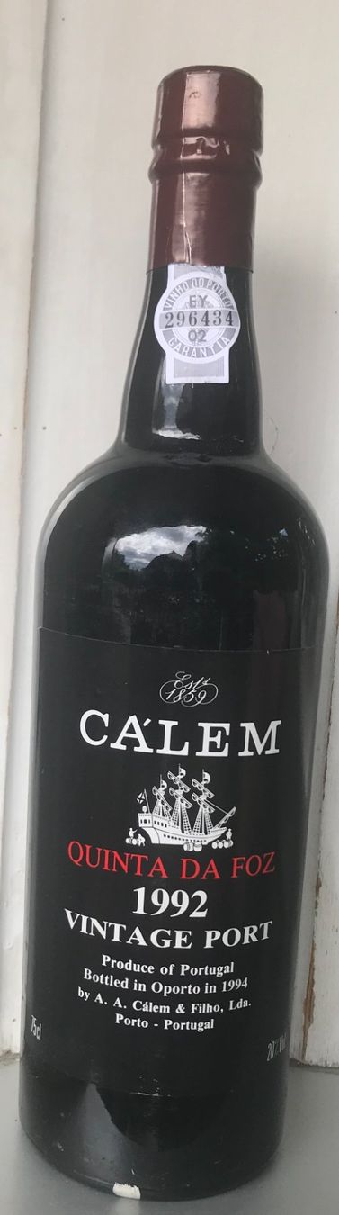Wein: Porto Calem Quinta da Foz Vintage 1992 – Neu (gemäss Beschreibung) aus Cully von Forninho 1