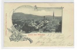 29.6.1901 Gruss aus Wetzikon/alter Dorfkern/Ortsstempel/rar