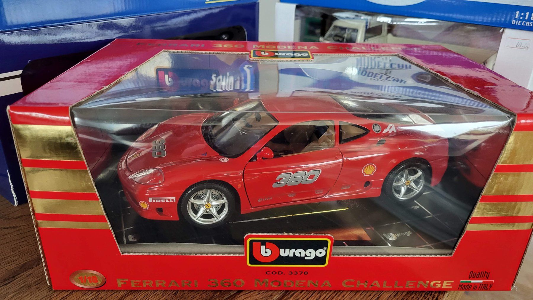 Bburago Modellautos: Ferrari 360 Modena Challange 1:18 Bburago – Gebraucht aus Rothrist von Juana5 4