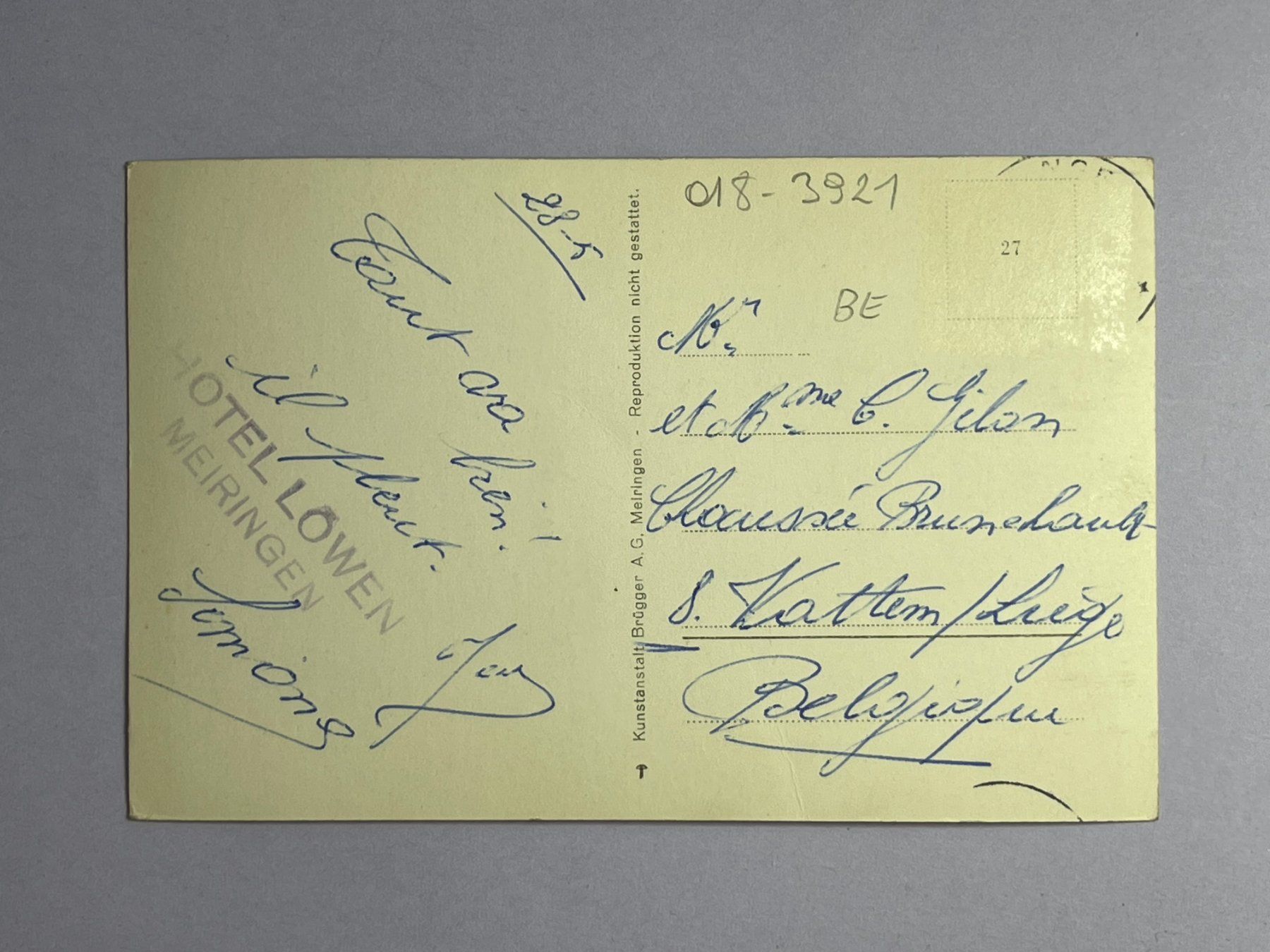 Cartoline postali: Aareschlucht bei Meiringen – Usato da Steg VS venduto da danwer74 1