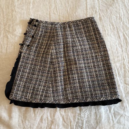 Sandro, Elegante Tweed-Rock, Grösse 34