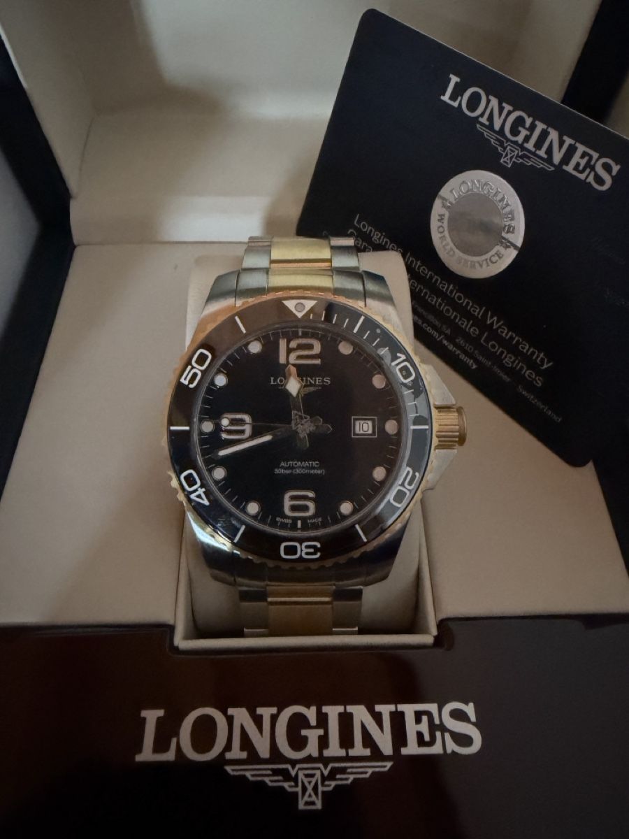 Longines Orologi: Longines HydroConquest Automatic Gold/Steel NEW Full Set – Nuovo e nell'imballaggio originale da Scuol venduto da Georgee82 1