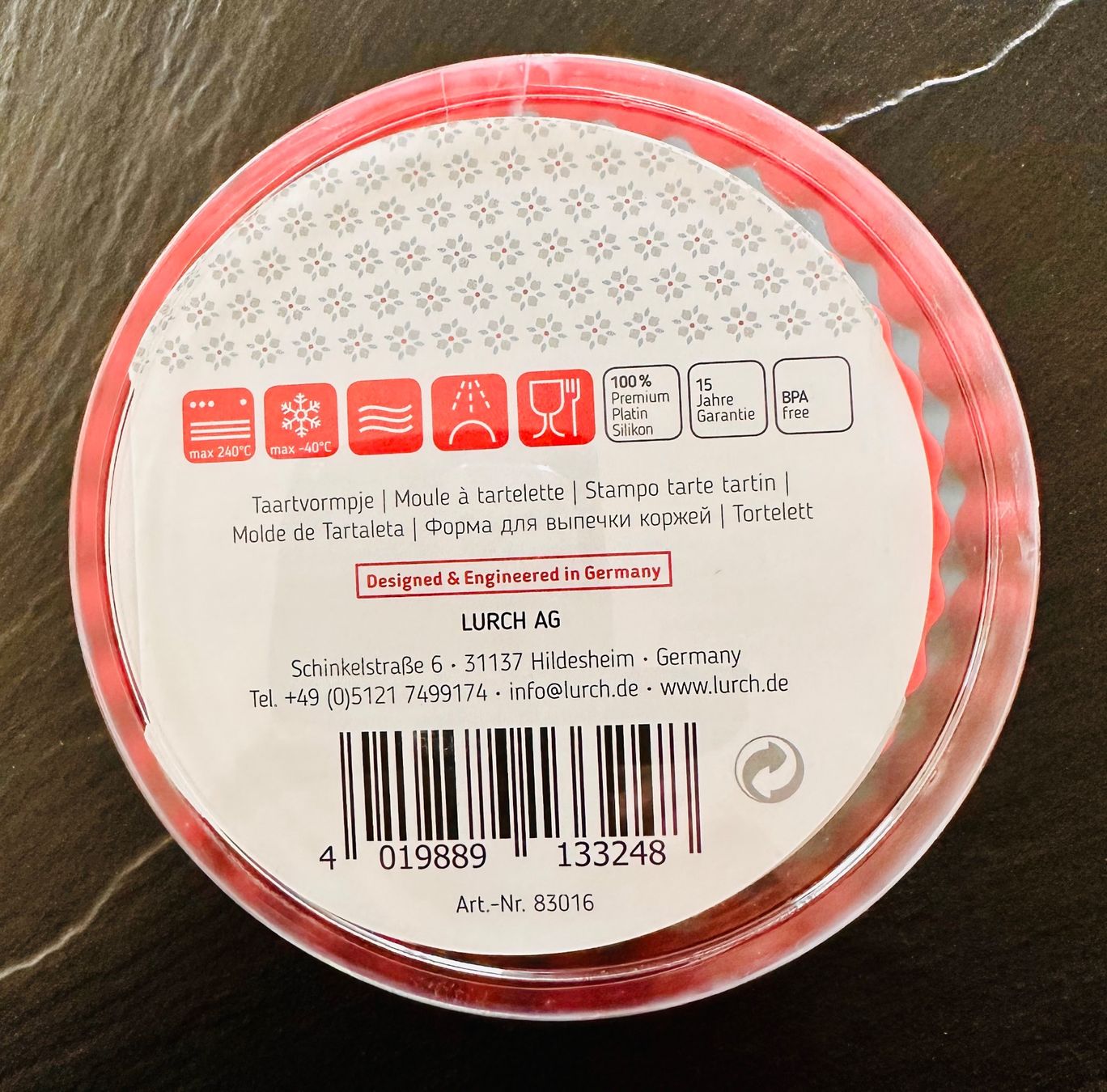 Teglie da forno: Lurch Tartlets Silikonformen, 6 Stück – Nuovo e nell'imballaggio originale da Wallbach venduto da paxnic 2