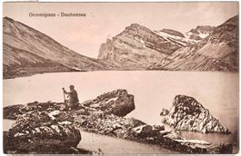 GEMMIPASS - Daubensee (ein Mann) ca. 1910 (BE/VS)