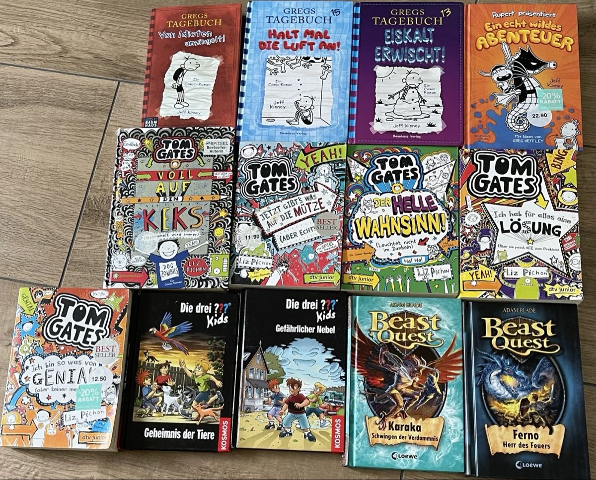 Libri: Gregs Tagebuch, Tom Gates, Beast Quest Buchpaket – Usato da Rodersdorf venduto da fris01