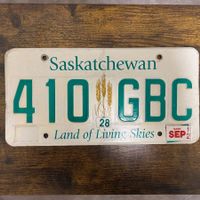 🇨🇦 Autoschild, Saskatchewan 410 GBC - Kanada 