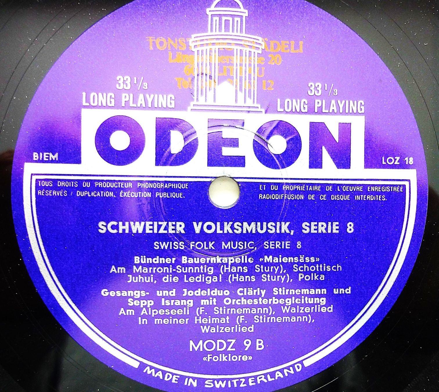 Dischi in vinile: 4 seltene 10'' Ländler LPs – Usato da Hemishofen venduto da Phonomandy 8