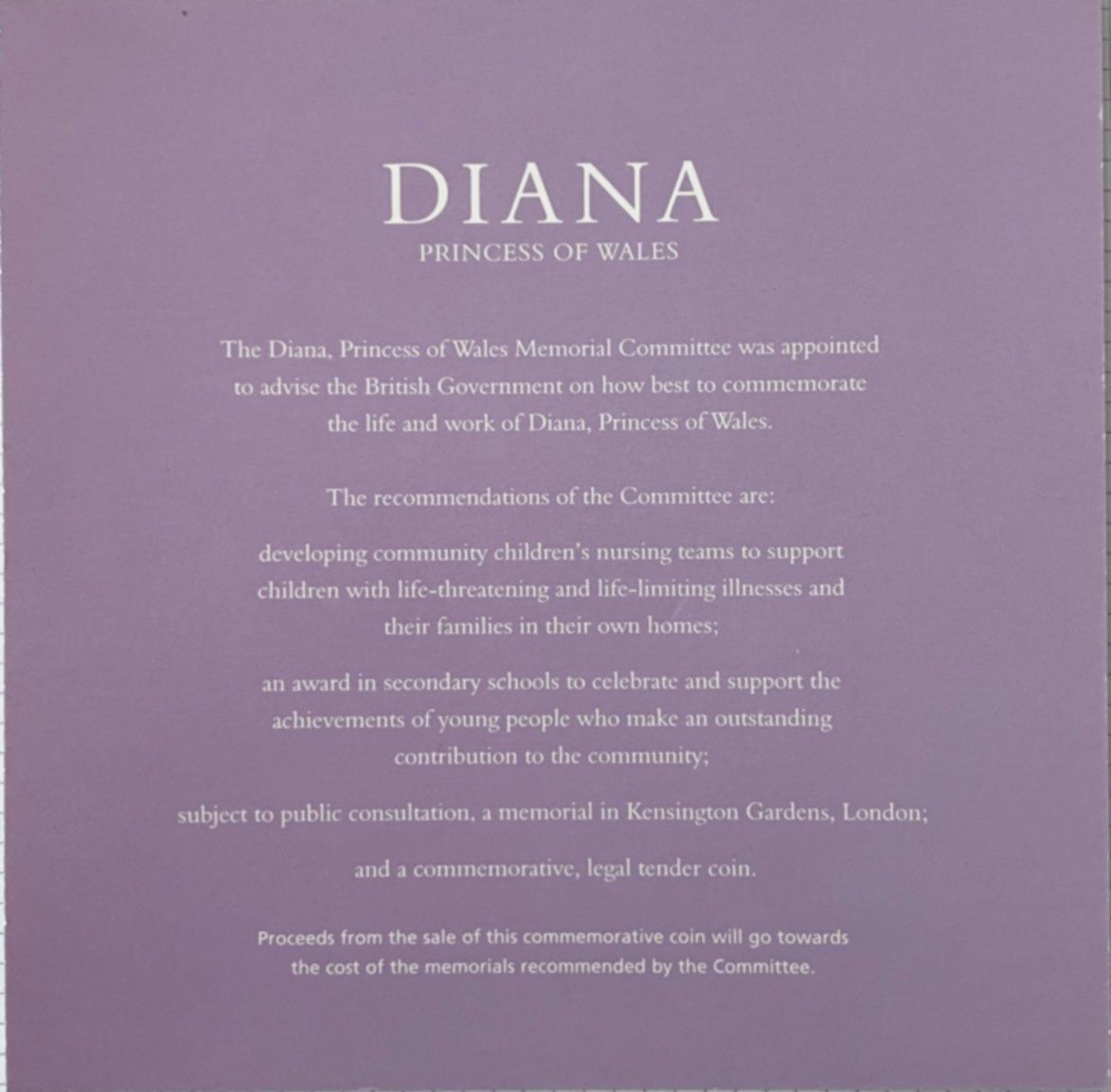 Alle Münzen: PIÈCE COMMÉMORATIVE DIANA CINQ LIVRES – Neu und originalverpackt aus Martigny von Numis-World 9
