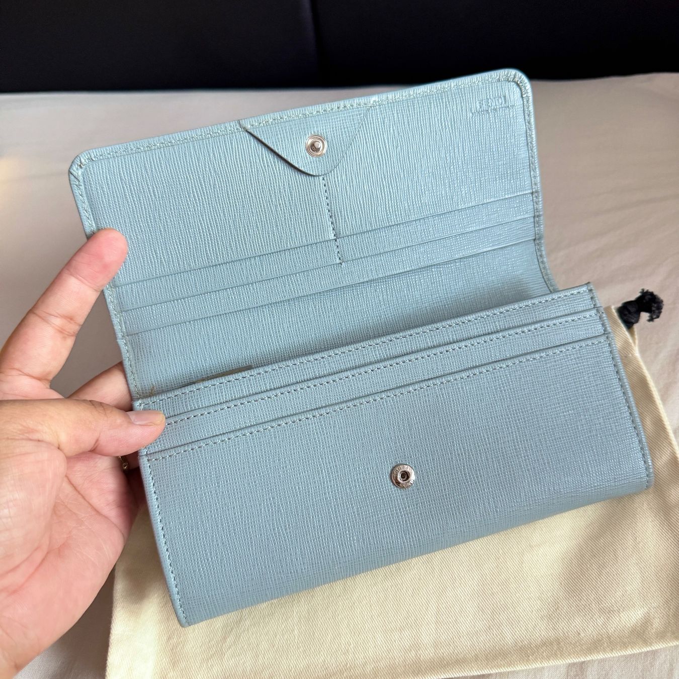 Fendi Portamonete: FENDI Wallet Continental Leather RFID – Usato da Geneve venduto da DarlingVintage 1