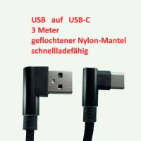Lade-/Datenkabel auf USB-C, 3 Meter