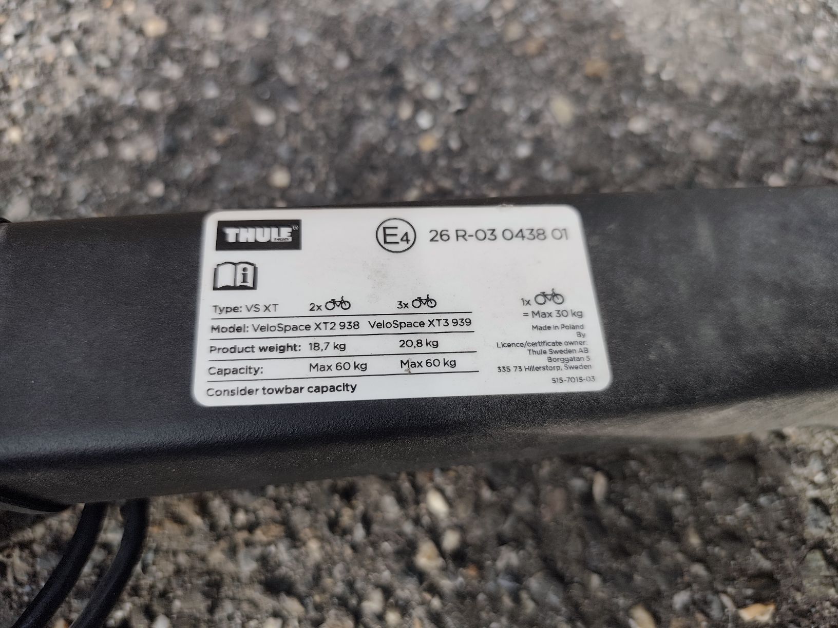 Thule Anhänger: Thule Fahrradträger  – Gebraucht aus Domat/Ems von Calanda88 2