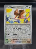 Pidgey [Reverse Holo] #16 MEW 151 NM / 🇬🇧