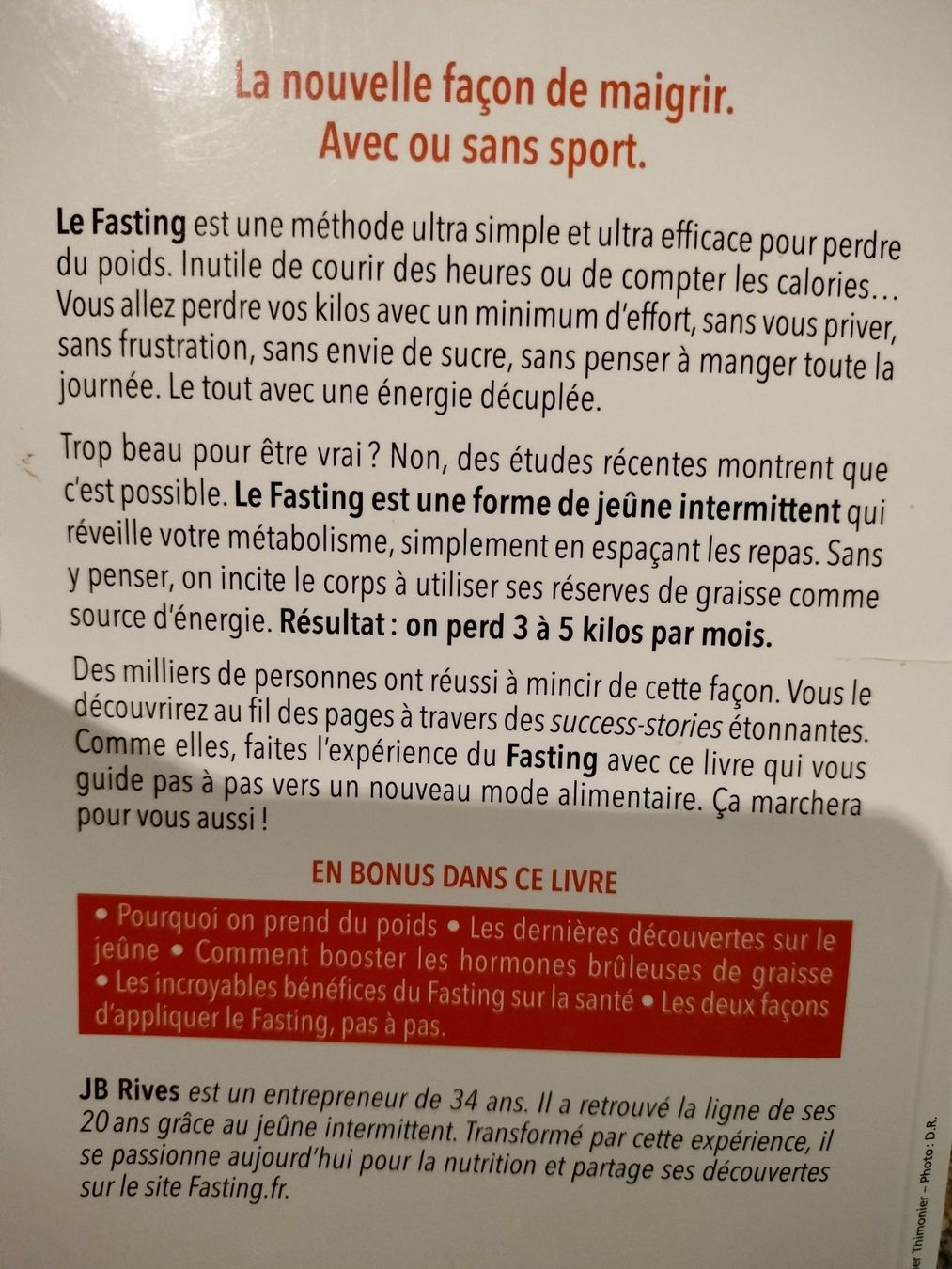 Bücher: Le Fasting - La Méthode De Jeûne Intermittent Ultra Efficace – Gebraucht aus Cortaillod von rozinna 1