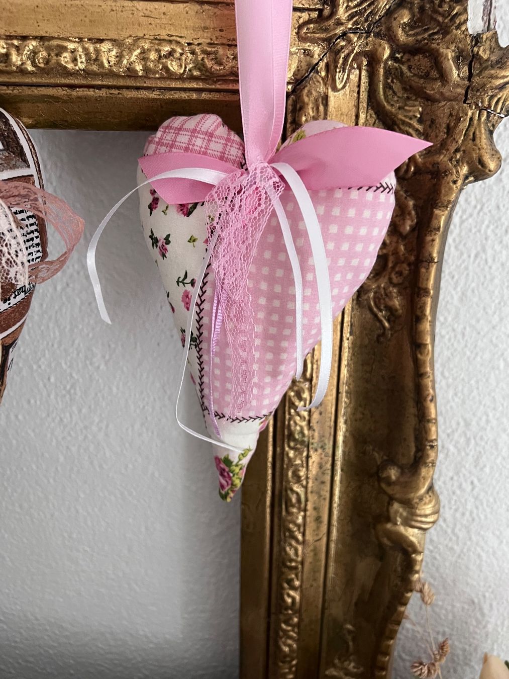 Tutte le decorazioni: Stoff Herz - Shabby – Nuovo (secondo la descrizione) da Walzenhausen venduto da Cerna007 5