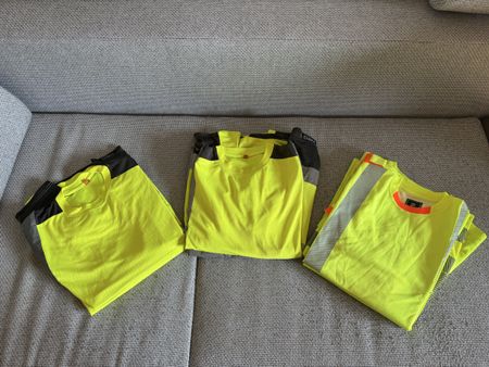 Warnschutz T- Shirts 7x Gr. XL