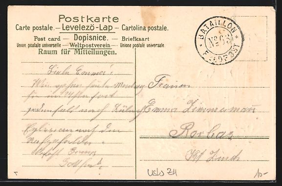 Cartes postales: Passepartout-Lithographie Uster, Ortsans – D'occasion à Berlin par bartko-reher 1
