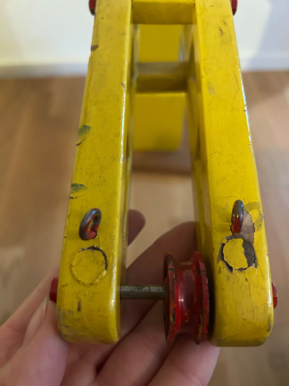 Giocattoli: Spielzeug Kran Holz alt Vintage – Usato da Basel venduto da toy_t8bb 4