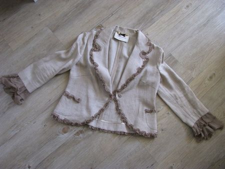 BLUMARINE-  Veste cocktail - 100% Leine Gr. 38/40