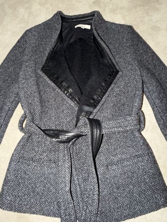 Iro Jacke m mit Lederdetails Gr 36