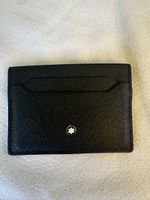 Montblanc Kartenetui schwarz Leder 