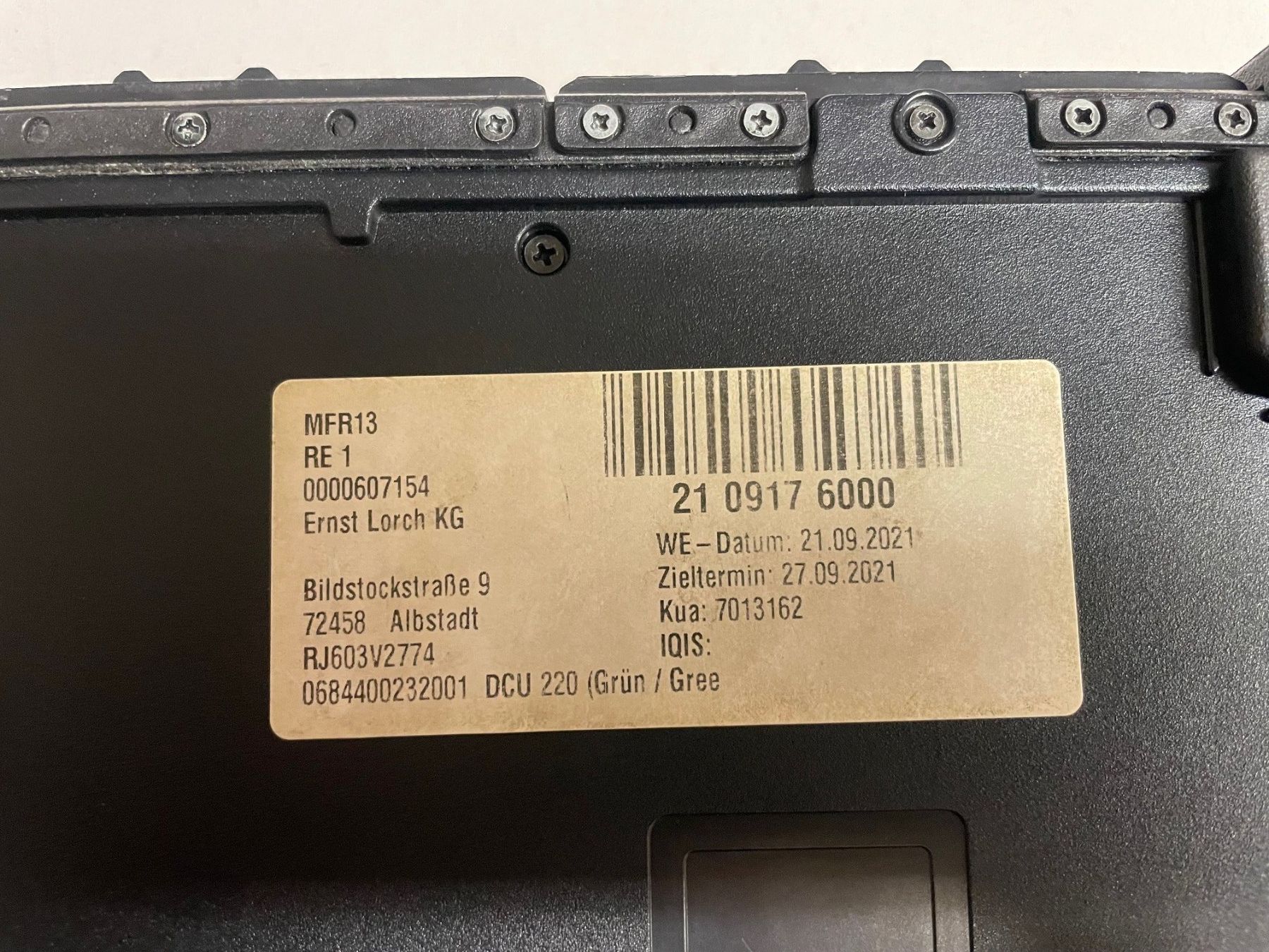 Notebook: Bosch DCU 220 / 0 684 400 232 V110 Getac – Difettoso da Horw venduto da Mogi6048 2