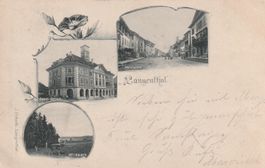 Langenthal --Karte gelaufen 1900-Gemeindehaus-Marktgasse
