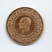 (891) Türkei, 100 Piaster de Lux, 1964, stgl