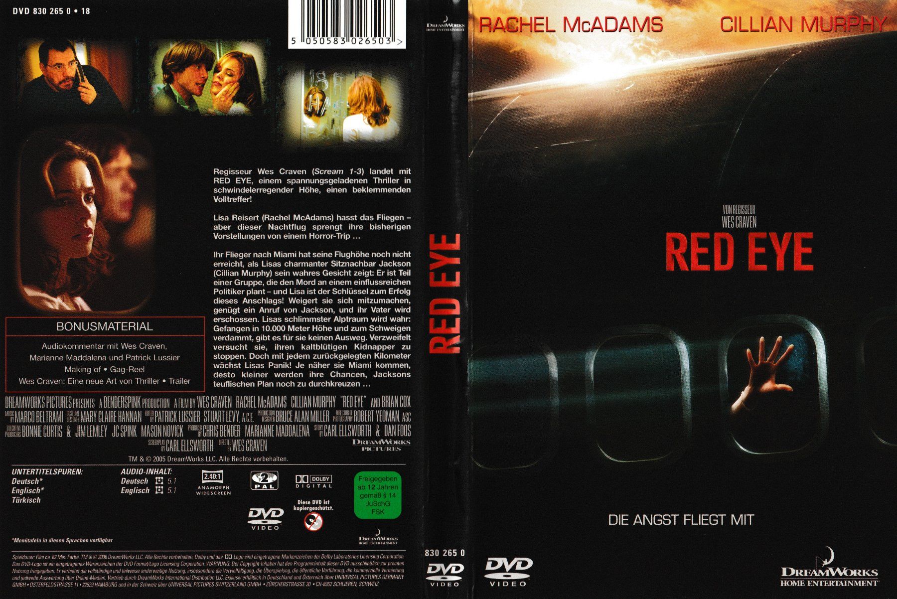 Tutti i DVDs: DVD - Red Eye – Usato da Langnau am Albis venduto da MediaRescuerKeLoX