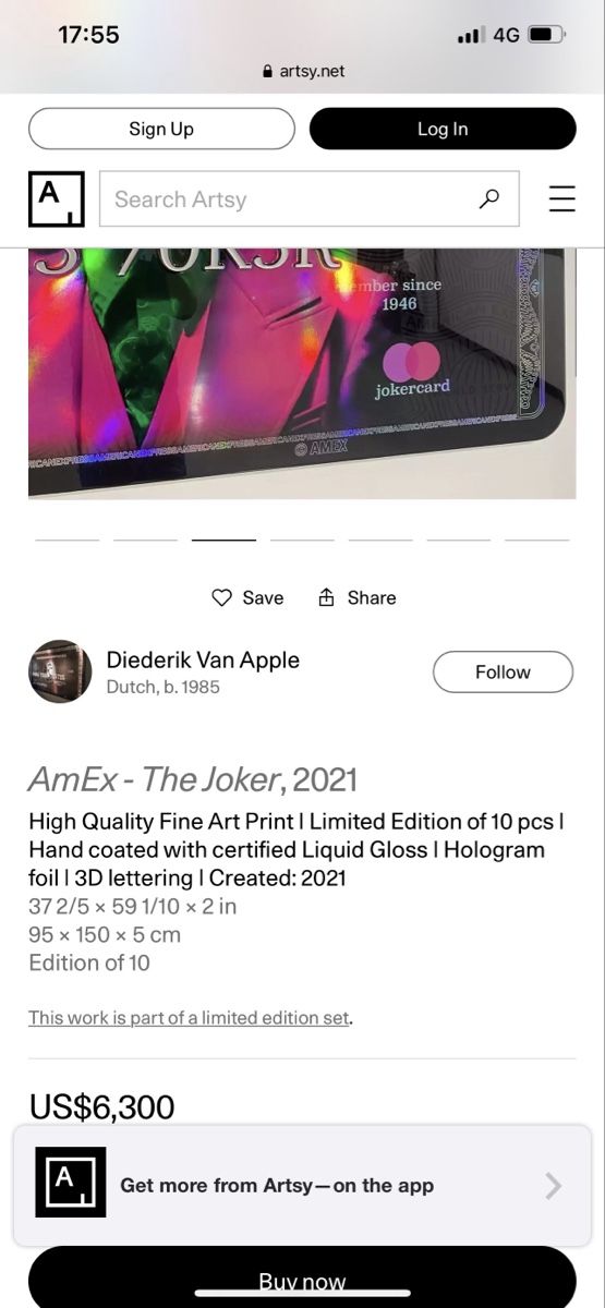 Gemälde: The Joker - Van Apple Art – Neu und originalverpackt aus boudry von jul_sv92 4