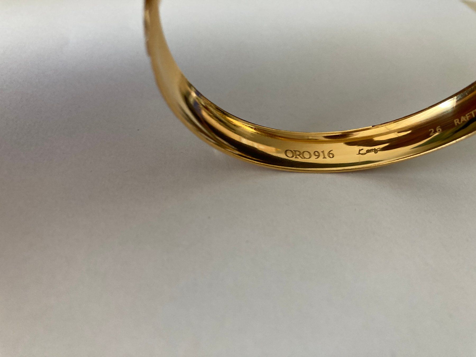 Armbänder & -reifen: Armreif - Bangle in Gold 916 – Neu (gemäss Beschreibung) aus Rotkreuz von Blackinman60 2