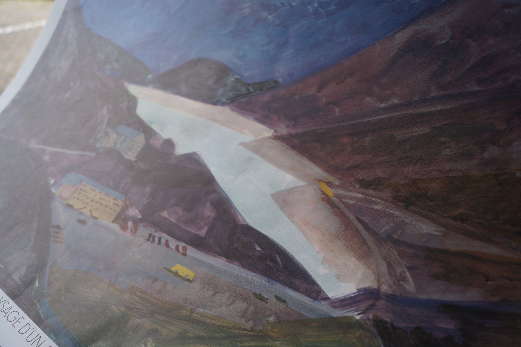 Foto & Immagini: Schulwandbild 156 Passlandschaft Albert Chavaz SONDERPREIS – Usato da Härkingen venduto da sammelbecken 2
