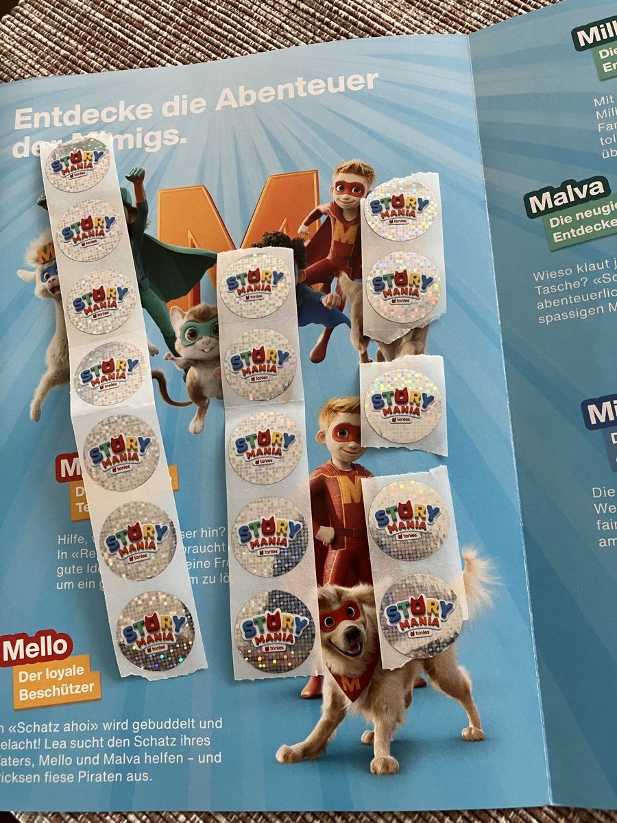 Migros Sammelmarken & -punkte: STORY MANIA – Neu und originalverpackt aus Birmensdorf ZH von Damnoni