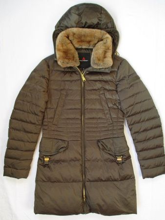 Peuterey - Daunenparka Mantel mit Kapuze und Pelz Gr. 36