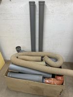 Absauganlage Zubehör Set / Rohre, Schieber, Schlauch