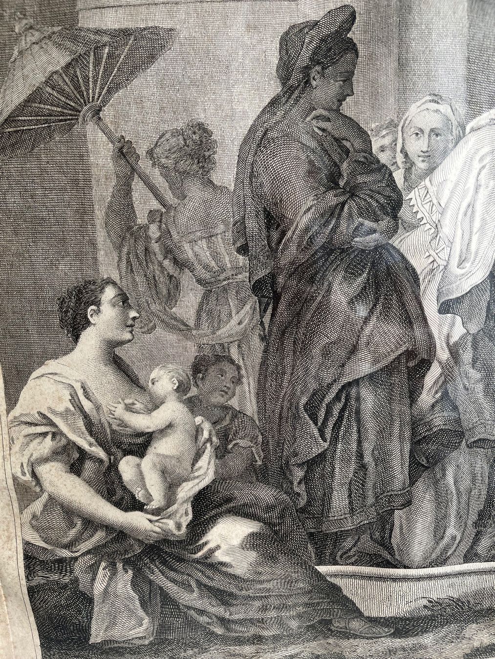 Incisioni: alter Stich: ABRAHAM-Thema – Usato da Hinwil venduto da maf_5gzt 2