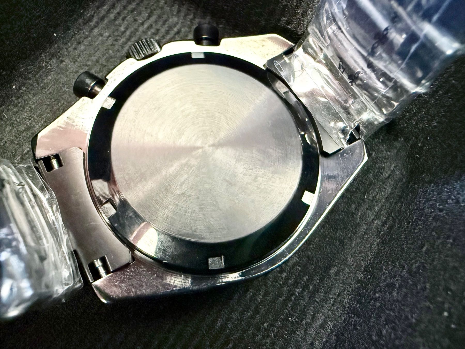 Swatch Orologi: Unique customised Moonswatch Lava, black PVD, black bezel – Nuovo (secondo la descrizione) da Le Mont-sur-Lausanne venduto da LycaGallery 3
