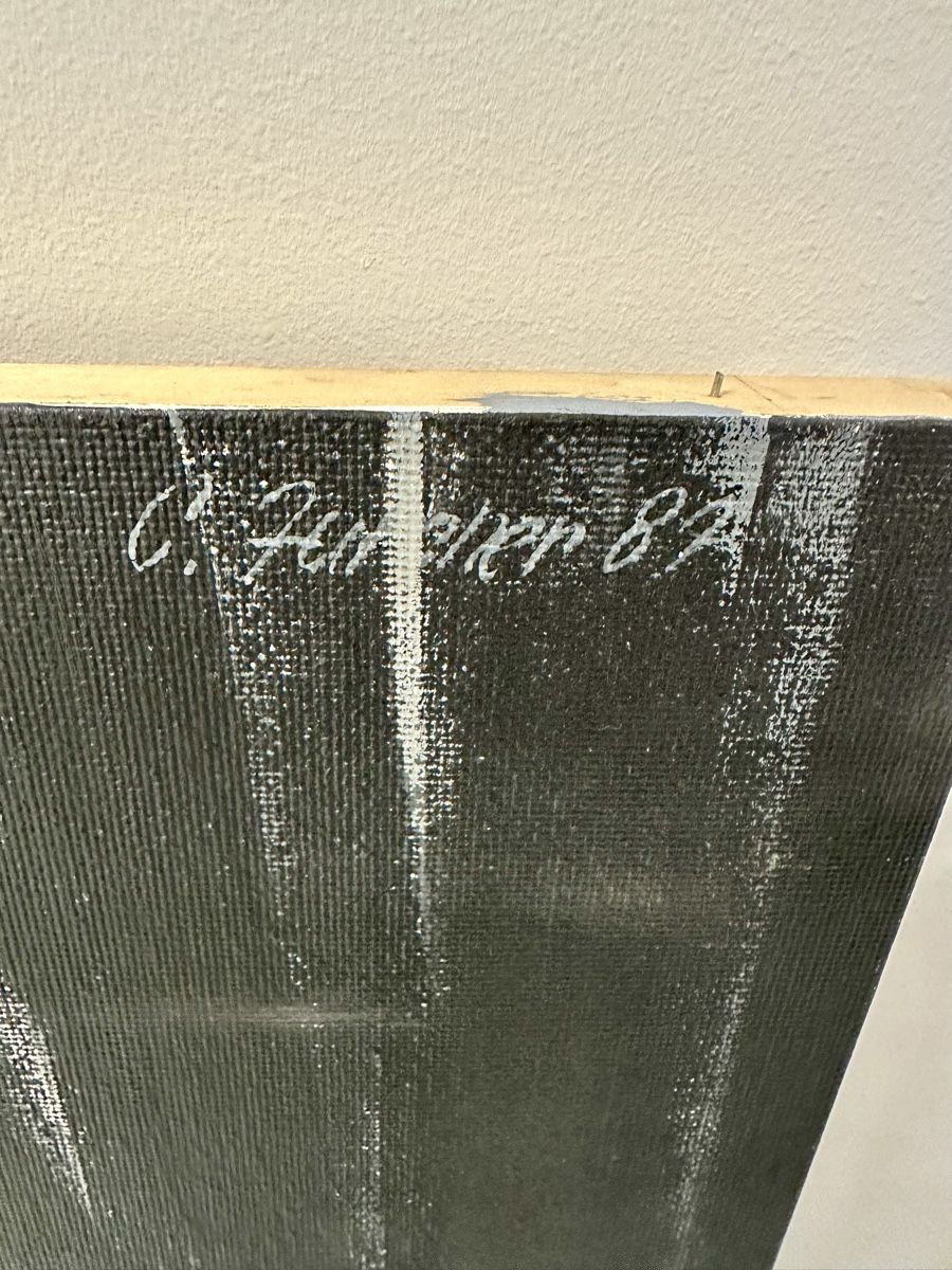 Dipinti: Tableau grand format signé C.Zurcher 1989. – Usato da Genève venduto da Tom6 1